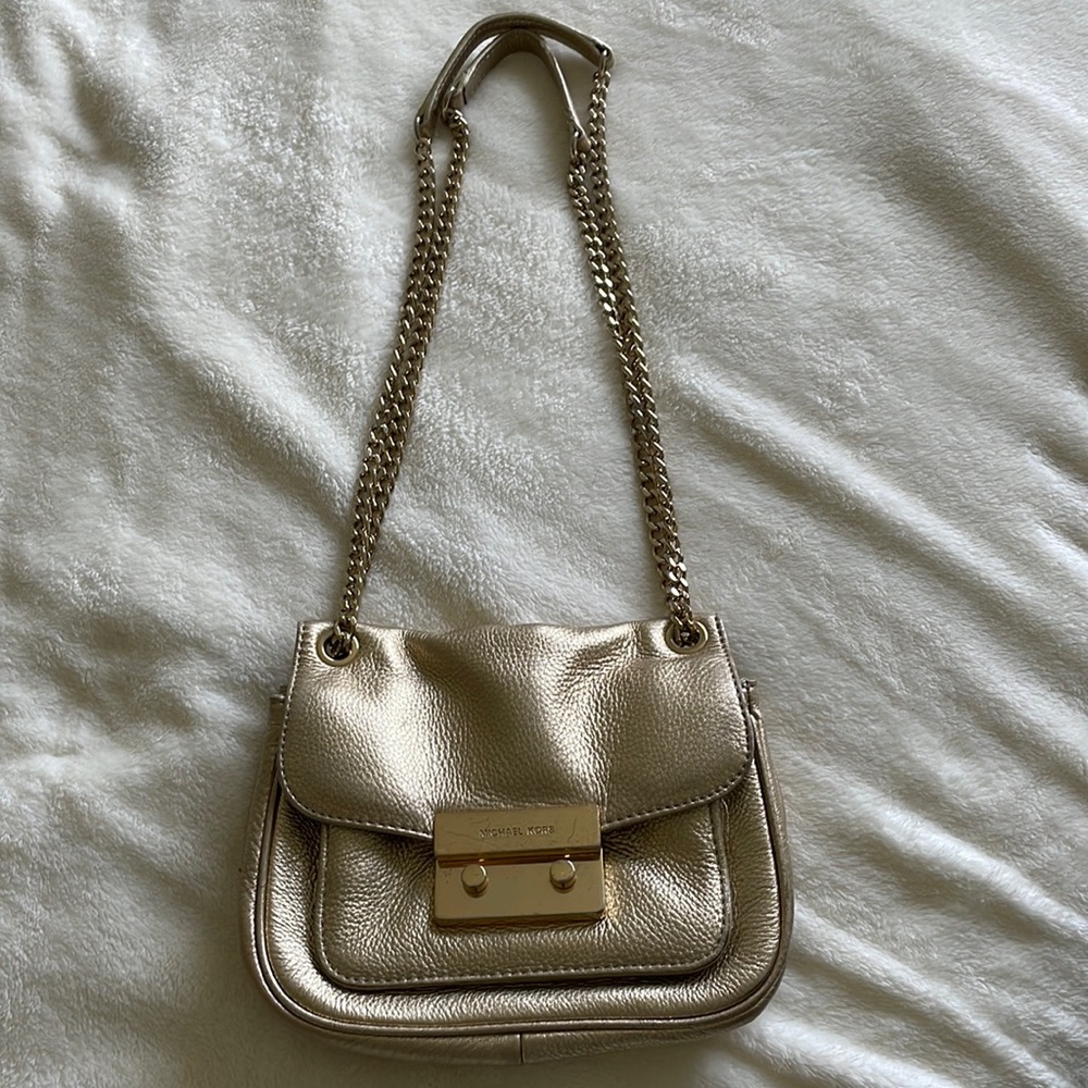 Gold Michael Kors Bag